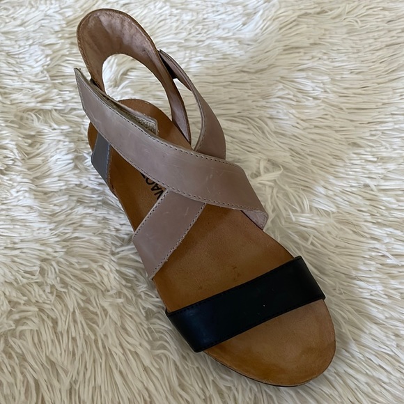 Naot Shoes - Naot Leather Wedge Sandal